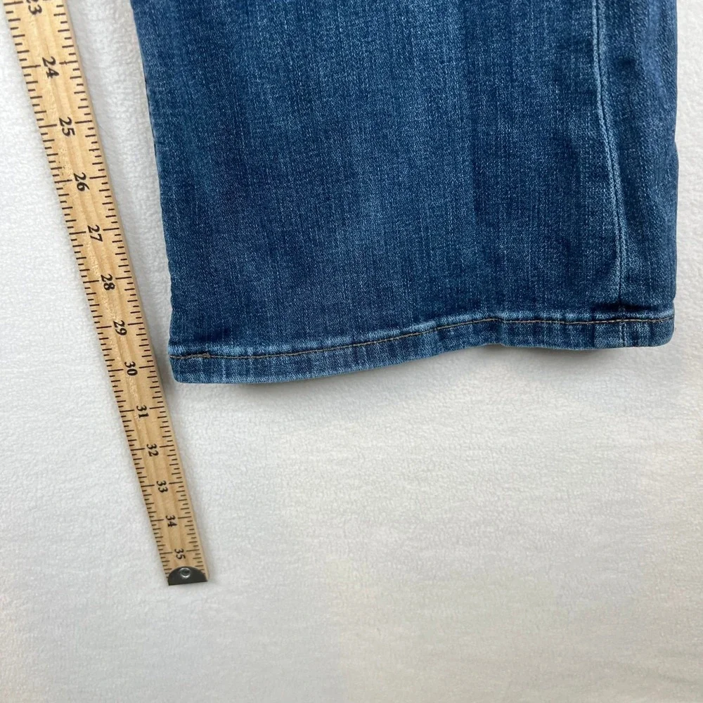 Aeropostale High Rise‎ Flare Jeans Dark Wash Denim Comfort Stretch Size 10